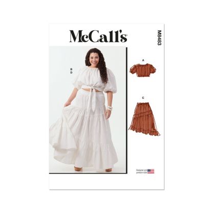 Patron McCall's 8483.W3 - Hauts et jupes