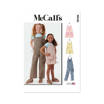 Patron McCall's 8489.K5 - Tablier et salopette