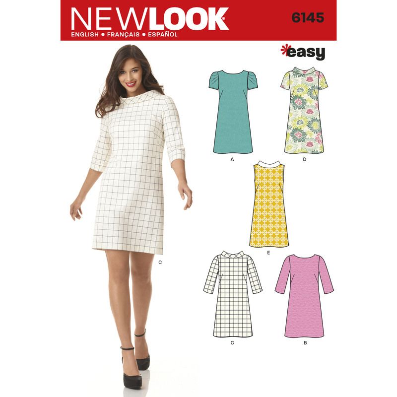 Patron New Look 6145 - Robe