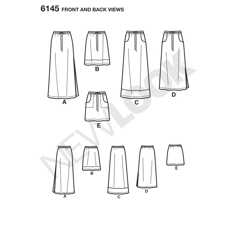 Patron New Look 6145 - Robe