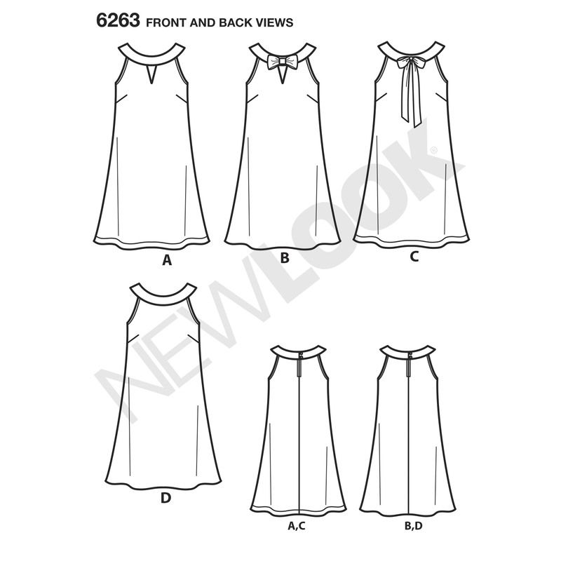 Patron New Look 6263 - Robe