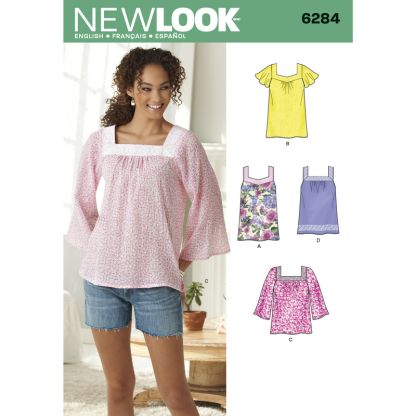 Patron New Look 6284 - Tunique