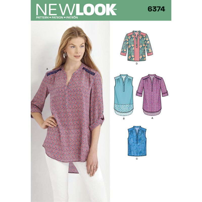 Patron New Look 6374 - Chemisier