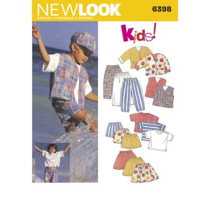 Patron New Look 6398 - Ensemble garçon