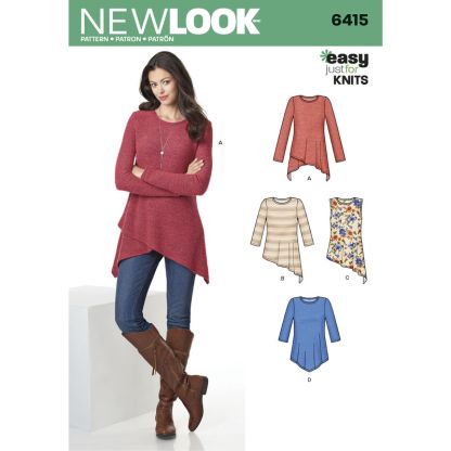 Patron New Look 6415 - Tunique