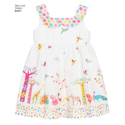 Patron New Look 6441 - Robe fillette 2