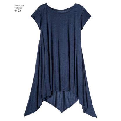 Patron New Look 6453 - Tunique 2