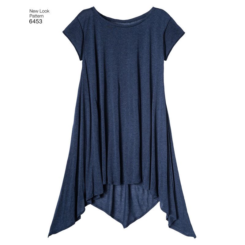Patron New Look 6453 - Tunique