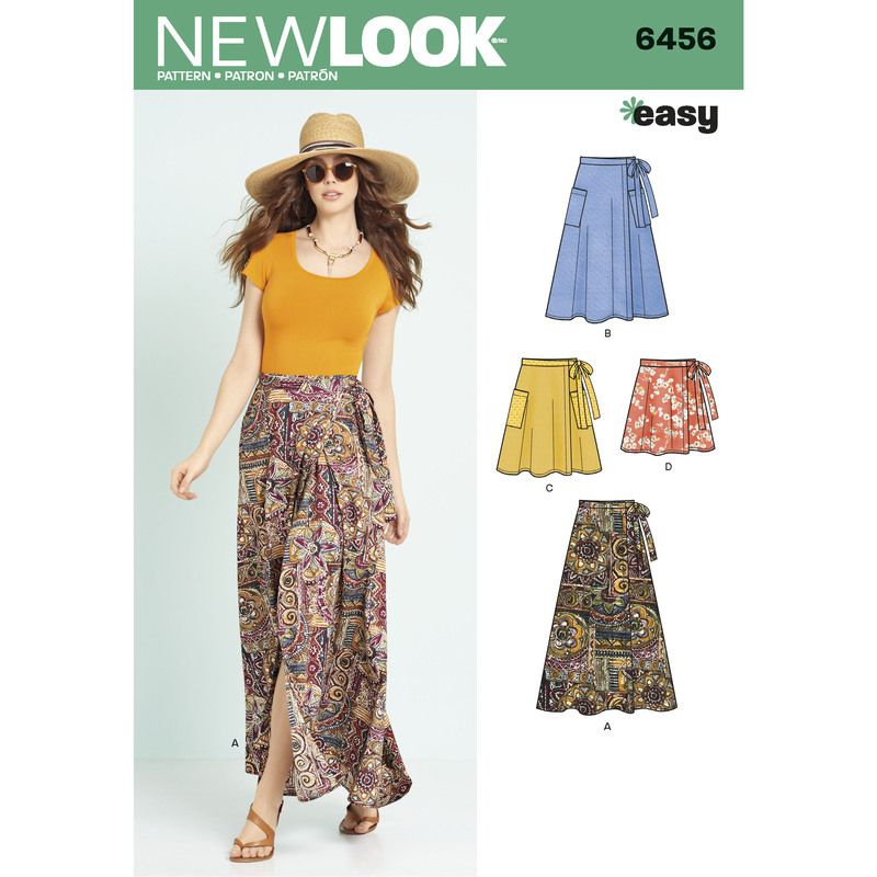 Patron New Look 6456 - Jupe