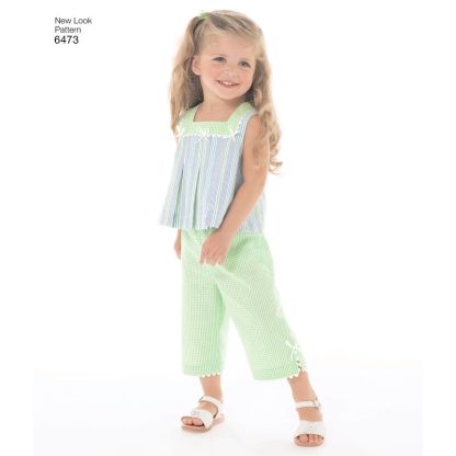 Patron New Look 6473 - Ensemble fille 2