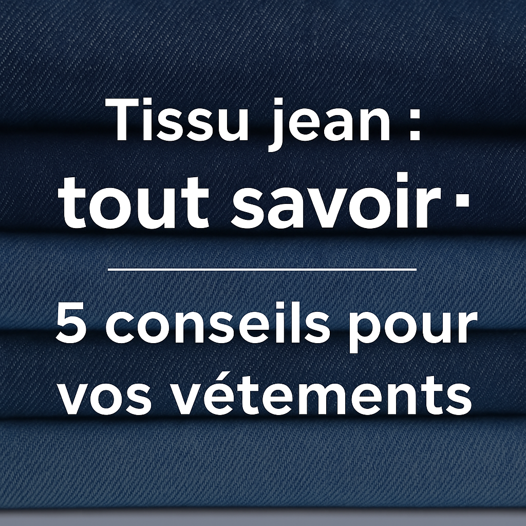Tout savoir sur le tissu jean : un textile intemporel